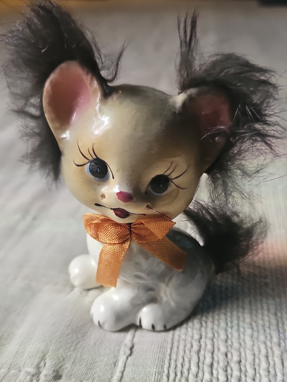 Freddie The Furry Kitten Figurine